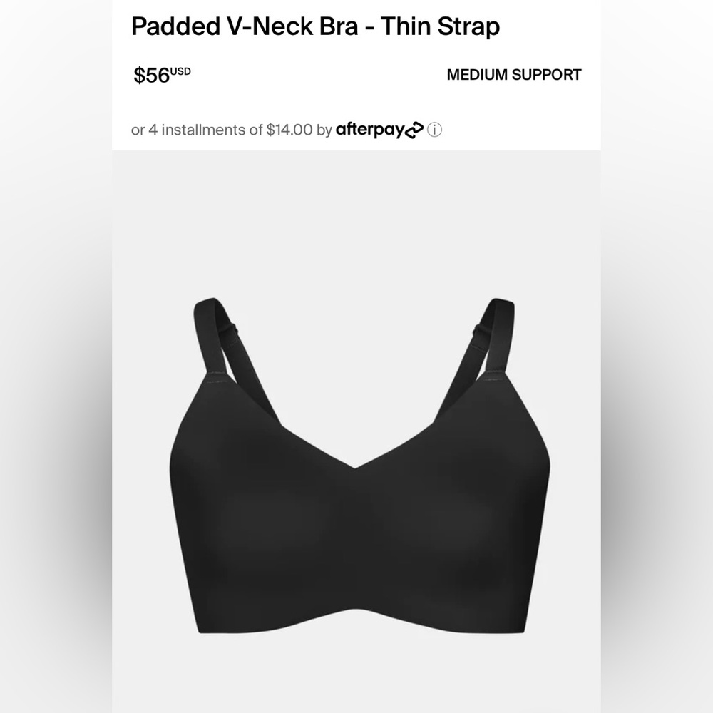 Knix V-Neck Padded Bra